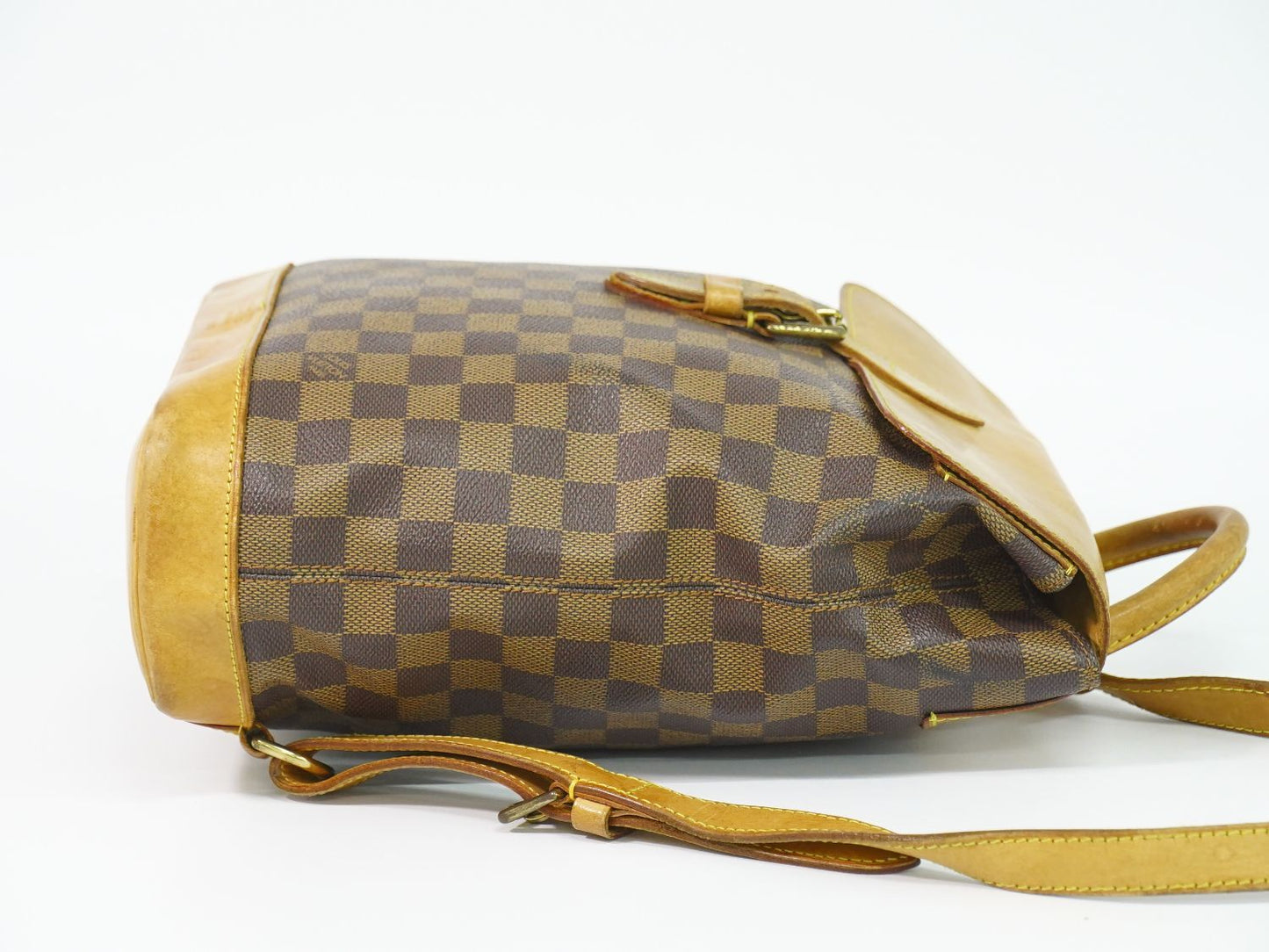 Louis Vuitton LV Harlequin Anniversary Damier Ebene Backpack Brown — view 4