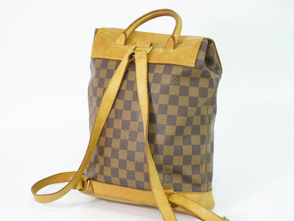 Louis Vuitton LV Harlequin Anniversary Damier Ebene Backpack Brown — view 2