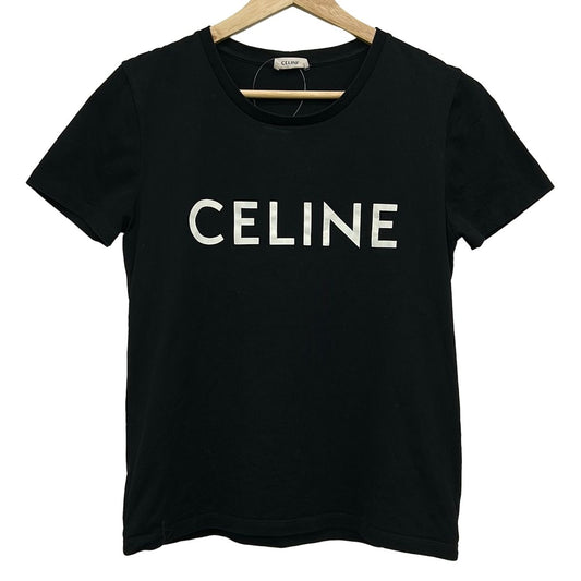 Celine Short Sleeve T-Shirt S Black S Logo