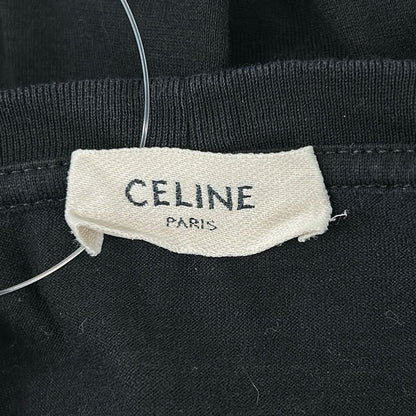 Celine Short Sleeve T-Shirt S Black S Logo — view 3