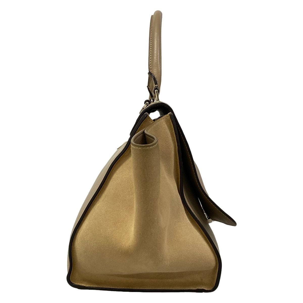 Celine Handbag Gray Beige Leather — view 2