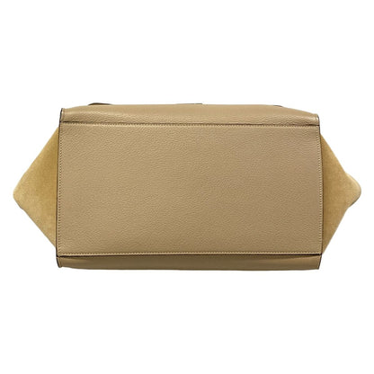 Celine Handbag Gray Beige Leather — view 5