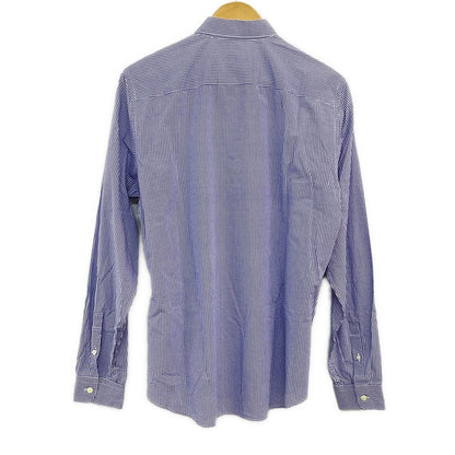 Prada Long Sleeve Shirt 42 XS Blue White Plaid Pattern — view 2
