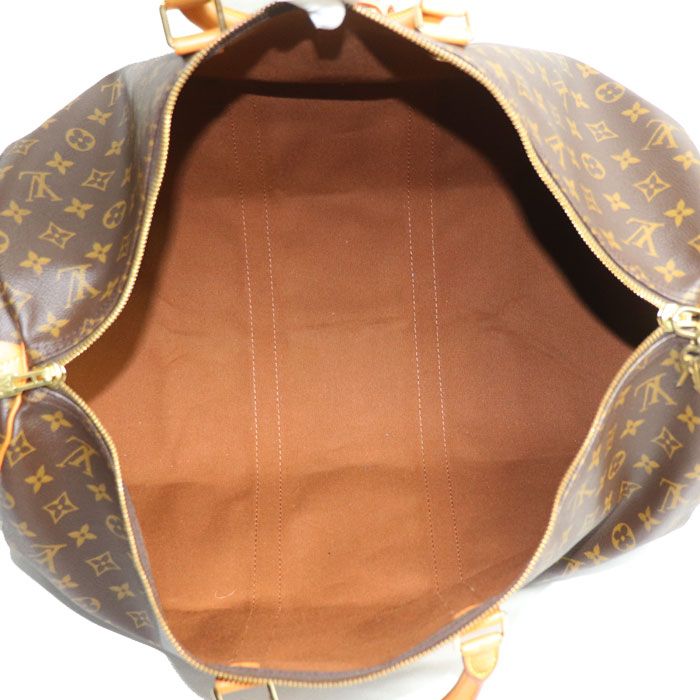 Louis Vuitton Keepall 55 Boston Bag Monogram Brown — view 4