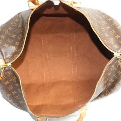 Louis Vuitton Keepall 55 Boston Bag Monogram Brown — view 4
