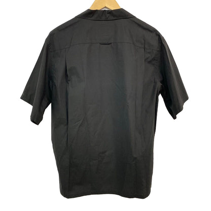 Prada Short Sleeve Shirt L Black Yellow Multi Graphic Print — view 2