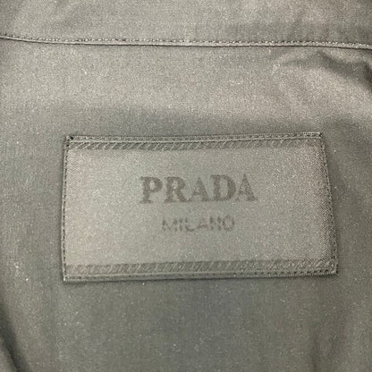 Prada Short Sleeve Shirt L Black Yellow Multi Graphic Print — view 3