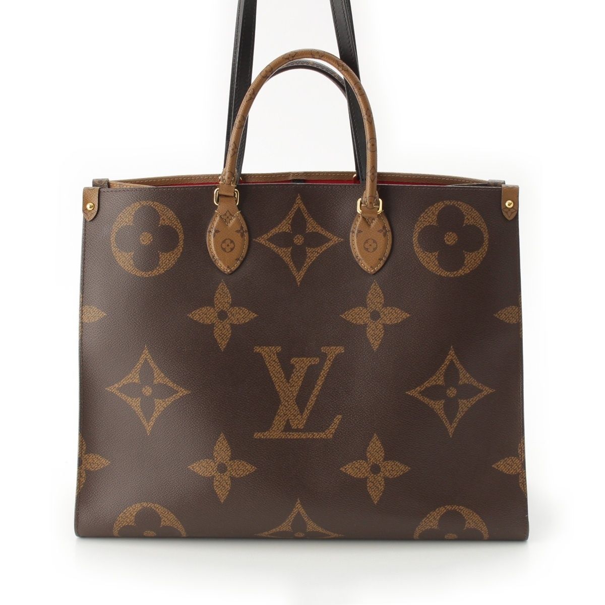 Louis Vuitton On The Go GM Monogram Reverse Giant Tote Brown — view 2