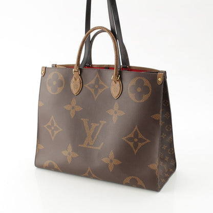 Louis Vuitton On The Go GM Monogram Reverse Giant Tote Brown — view 3