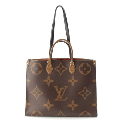 Louis Vuitton On The Go GM Monogram Reverse Giant Tote Brown