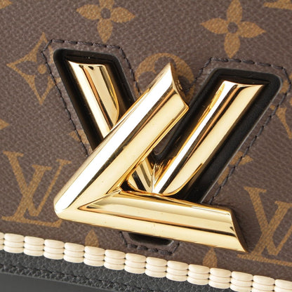 Louis Vuitton Twist Monogram Chain Shoulder Bag Brown — view 8
