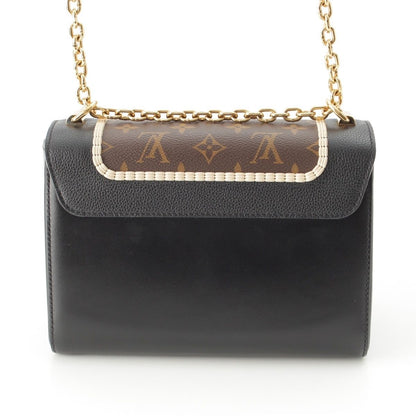 Louis Vuitton Twist Monogram Chain Shoulder Bag Brown — view 4