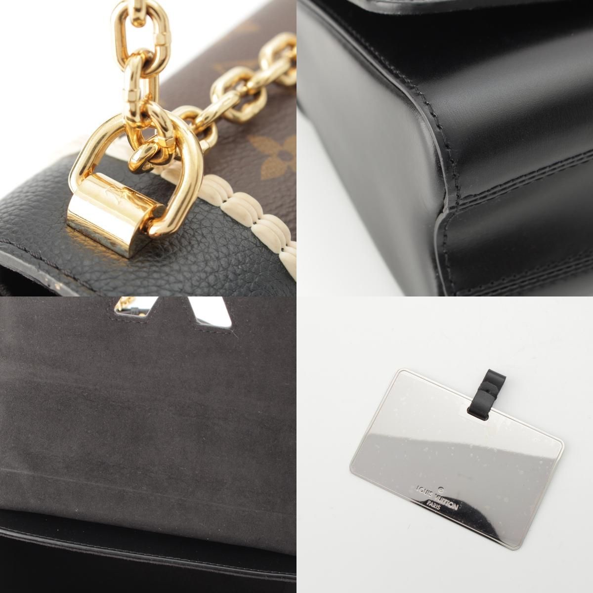 Louis Vuitton Twist Monogram Chain Shoulder Bag Brown — view 9