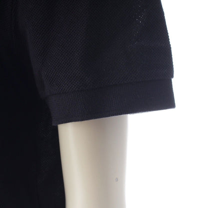 Gucci Cotton Tiger Pattern Short Sleeve Polo Shirt Navy — view 6