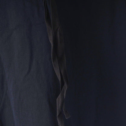 Prada Cotton Ruffle Ribbon Sleeveless Dress Navy XL — view 9