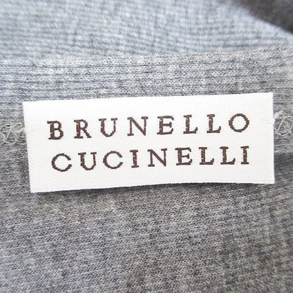 Brunello Cucinelli Short Sleeve Bolero Cardigan Knit Short Length Gray — view 3