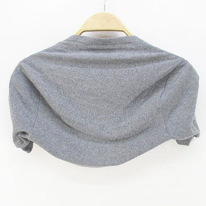 Brunello Cucinelli Short Sleeve Bolero Cardigan Knit Short Length Gray — view 2