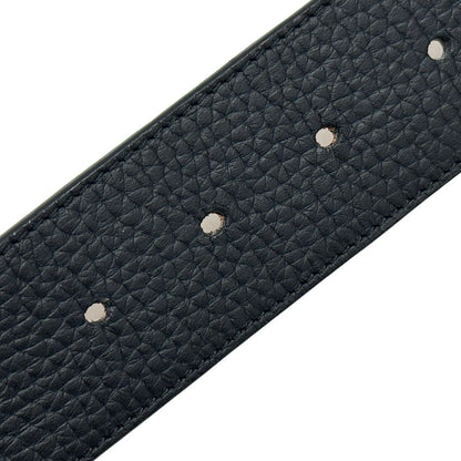 Louis Vuitton Belt Leather Ceinture Reversible Black Brown Gold 85 34 Logo Adult — view 8