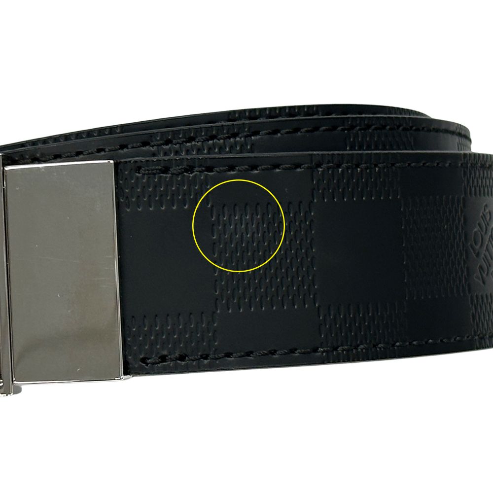 Louis Vuitton Belt Damier Infini Boston Noir Black 90 36 Adult — view 6