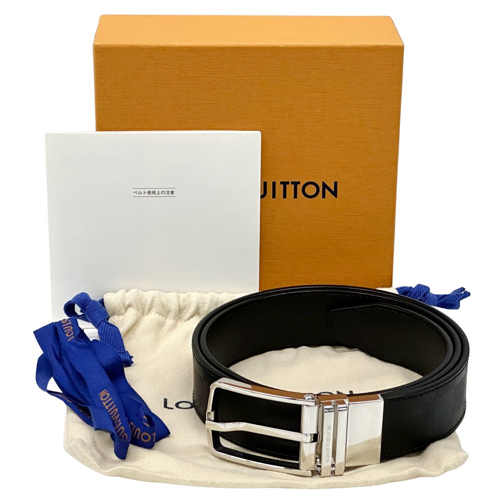Louis Vuitton Belt Damier Infini Boston Noir Black 90 36 Adult — view 4