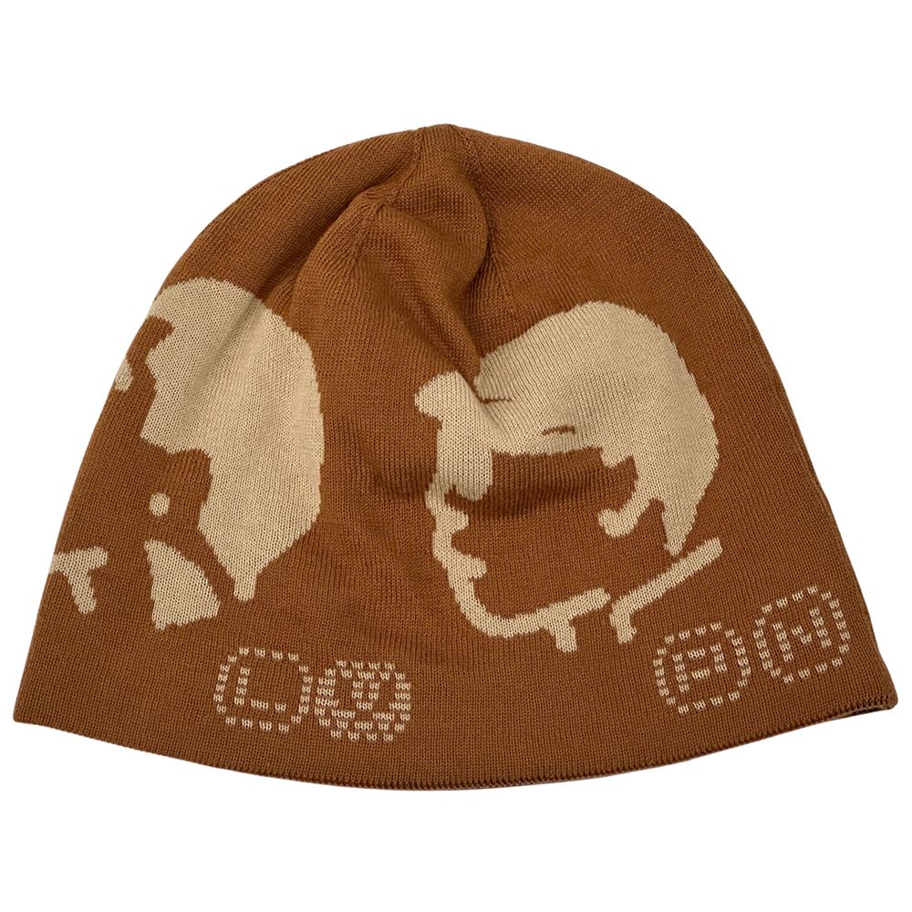 Louis Vuitton Knit Cap Damier Cotton Beanie LV Fit Friendship Brown — view 3