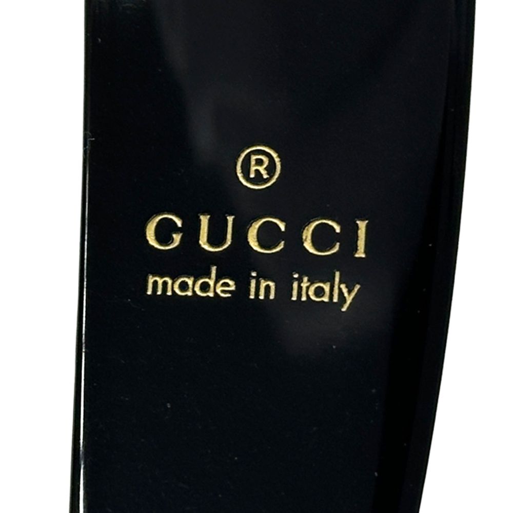 Gucci Headband Crystal Interlocking Plastic Rhinestone Black Going Out Gorgeous — view 6