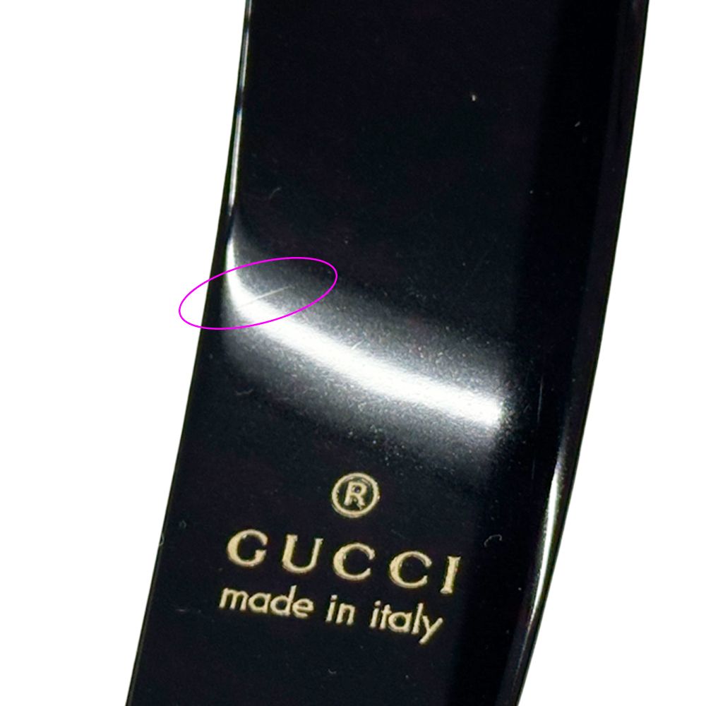 Gucci Headband Crystal Interlocking Plastic Rhinestone Black Going Out Gorgeous — view 8