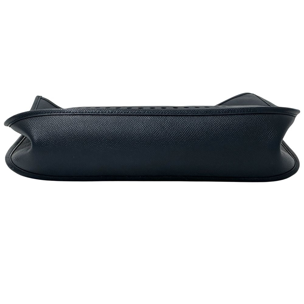 Hermes Evelyne 1 Shoulder Bag Veau Epsom Blue Navy Gold — view 3