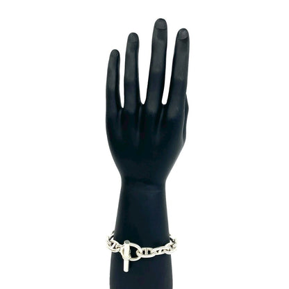 Hermes Chaine D'ancre GM 13 Frame Bracelet 925 Sterling Silver — view 2
