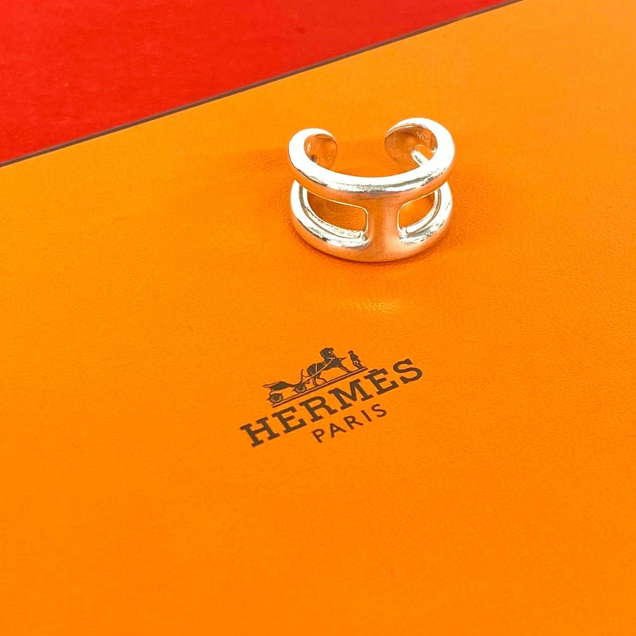 Hermes Osmose PM Ring 925 Sterling Silver