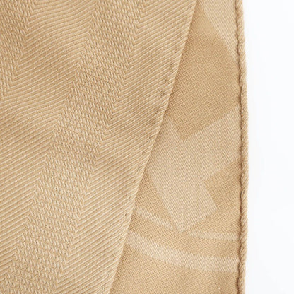 Hermes Heaven Cashmere Shawl New Libris Brown Scarf — view 6
