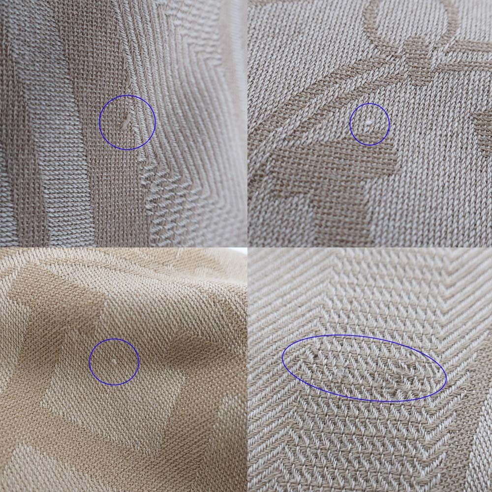 Hermes Heaven Cashmere Shawl New Libris Brown Scarf — view 7