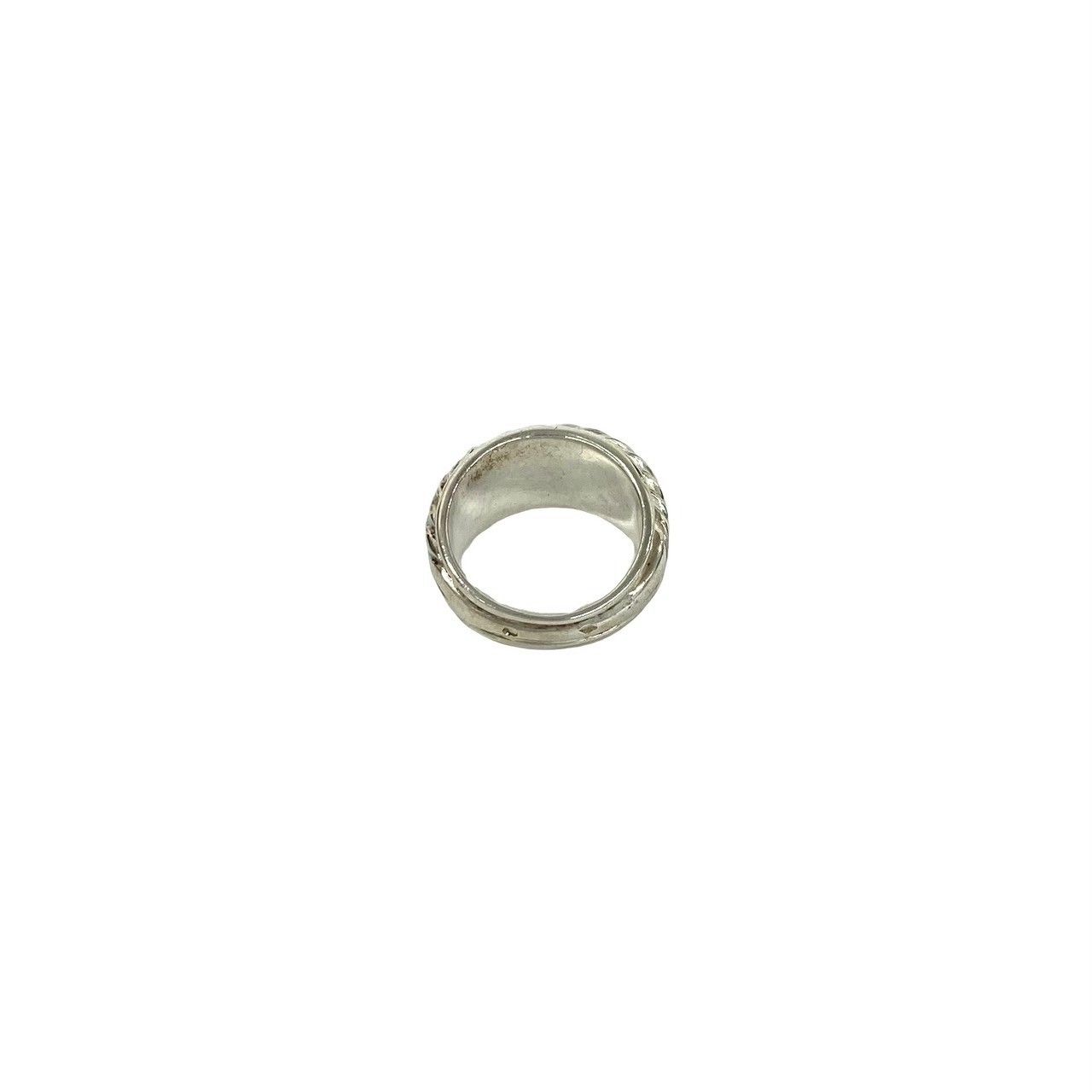 Hermes Vintage Leaf Ring 925 Sterling Silver — view 6