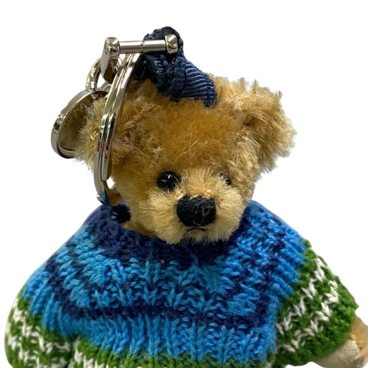 Prada Knit Bear Multicolor Key Ring Sweater — view 3