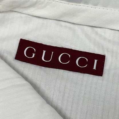 Gucci Houndtooth Trousers Pants Brown Wool — view 8