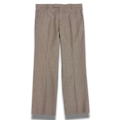 Gucci Houndtooth Trousers Pants Brown Wool — view 2