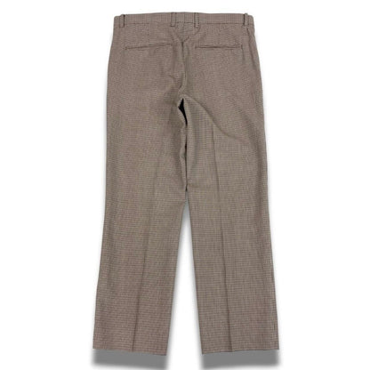 Gucci Houndtooth Trousers Pants Brown Wool — view 3