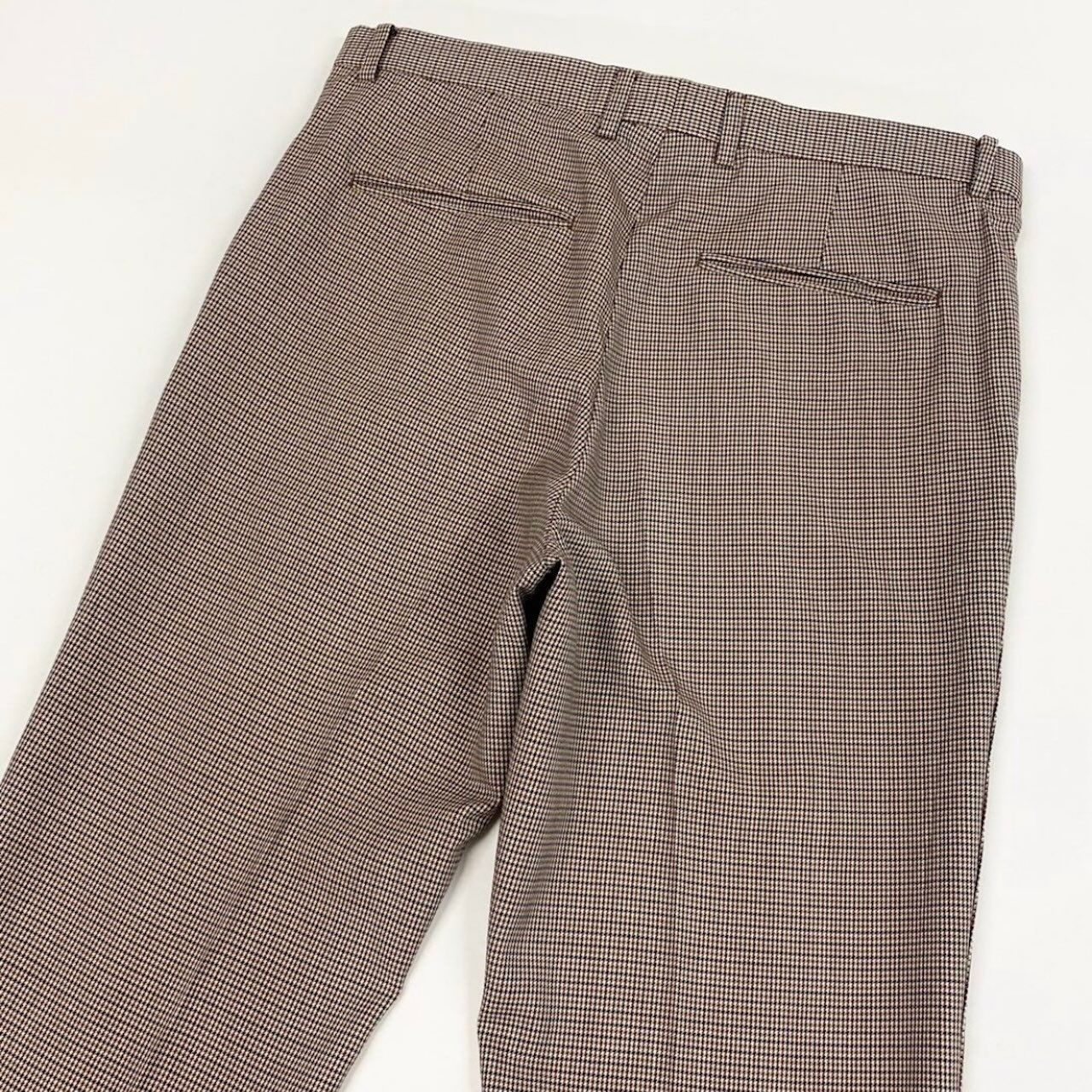 Gucci Houndtooth Trousers Pants Brown Wool — view 5