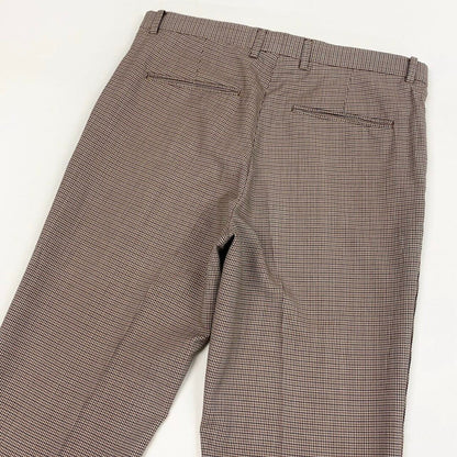 Gucci Houndtooth Trousers Pants Brown Wool — view 5