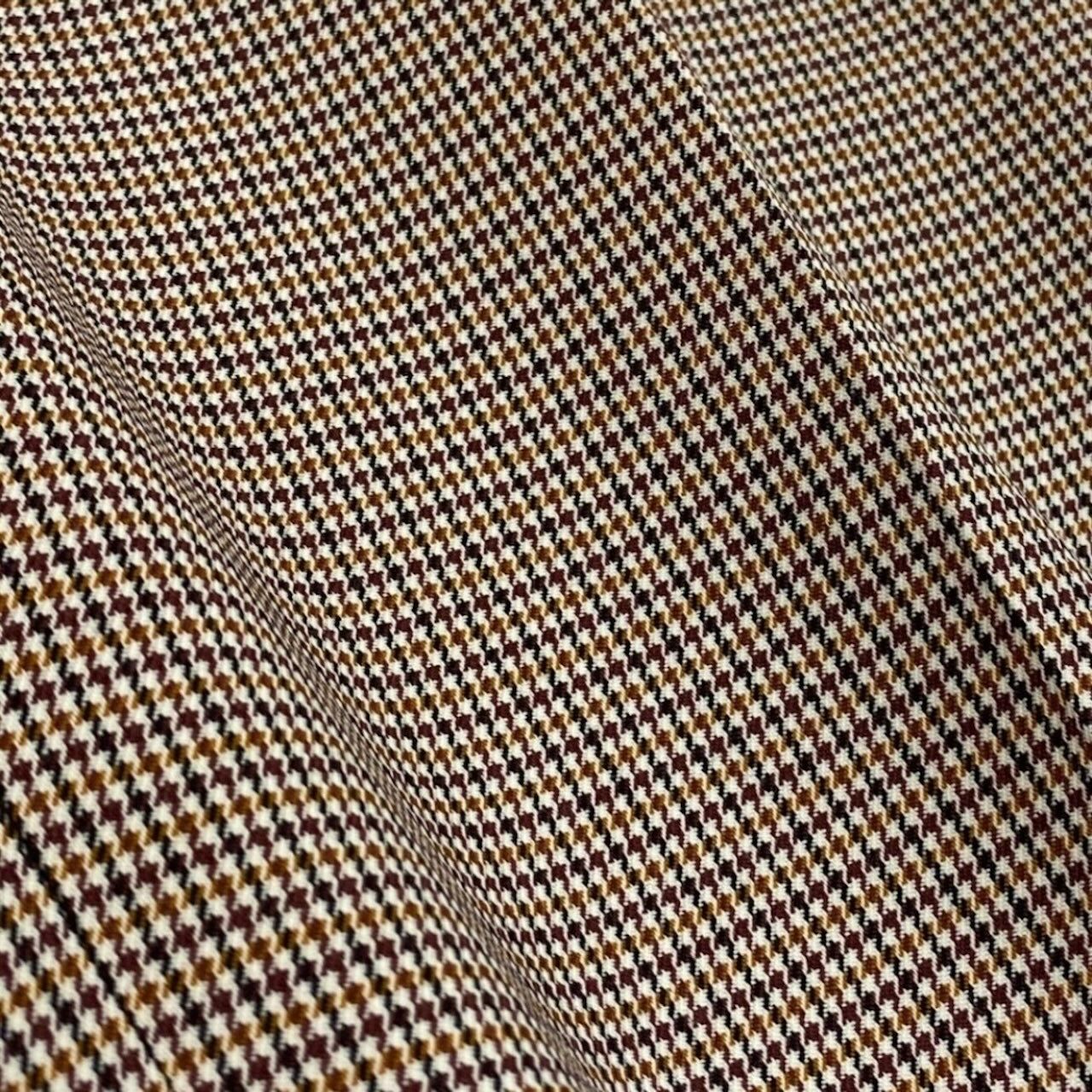 Gucci Houndtooth Trousers Pants Brown Wool — view 7