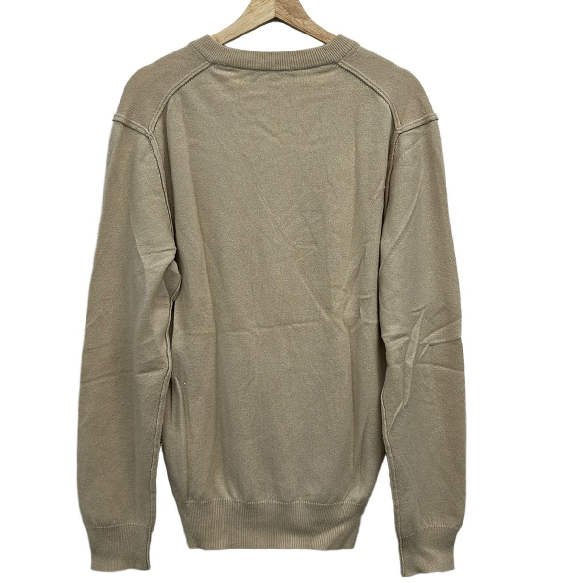 Dolce & Gabbana Long Sleeve Sweater 50 M Beige Neck Cashmere — view 2