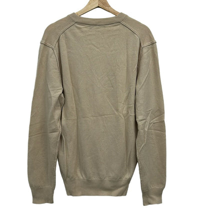 Dolce & Gabbana Long Sleeve Sweater 50 M Beige Neck Cashmere — view 2