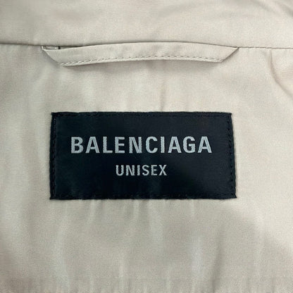 Balenciaga Jacket Xxs Gray Beige Black Long Sleeve Zip Up Logo Print Spring — view 3