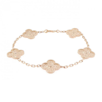 Van Cleef & Arpels Vintage Alhambra 5 Motif Bracelet — view 2