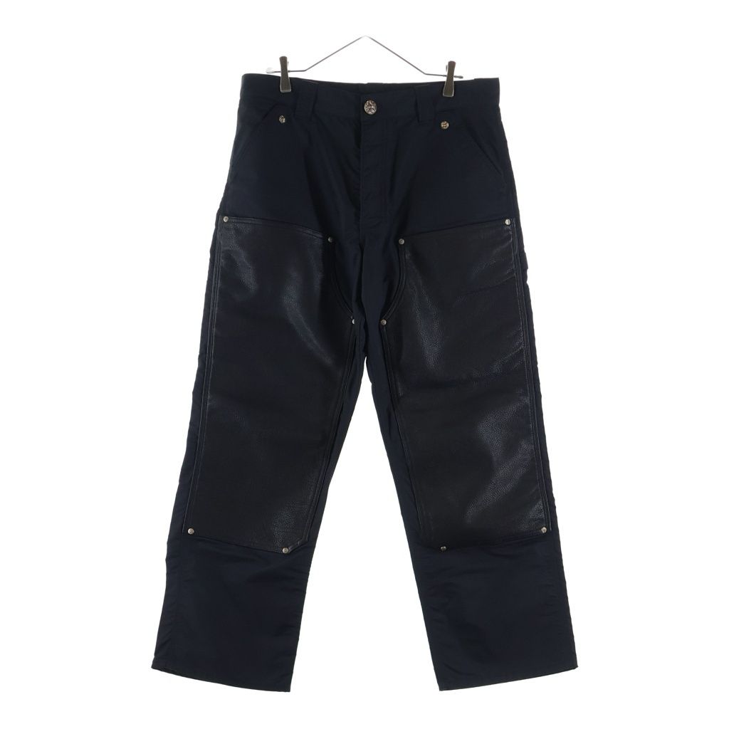 Chrome Hearts Carpenter Double Knee Leather with Cross Patch Switchable Nylon
