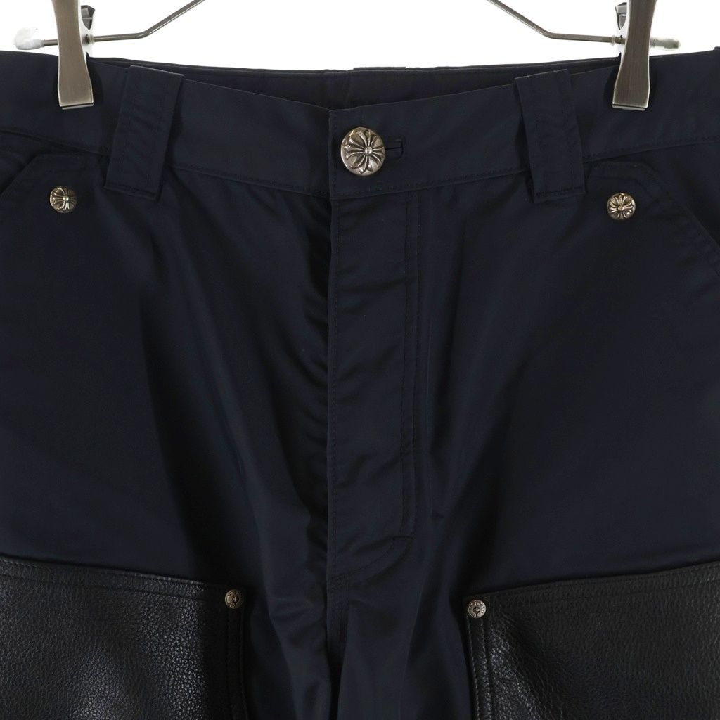 Chrome Hearts Carpenter Double Knee Leather with Cross Patch Switchable Nylon — view 3