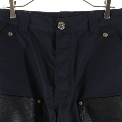 Chrome Hearts Carpenter Double Knee Leather with Cross Patch Switchable Nylon — view 3