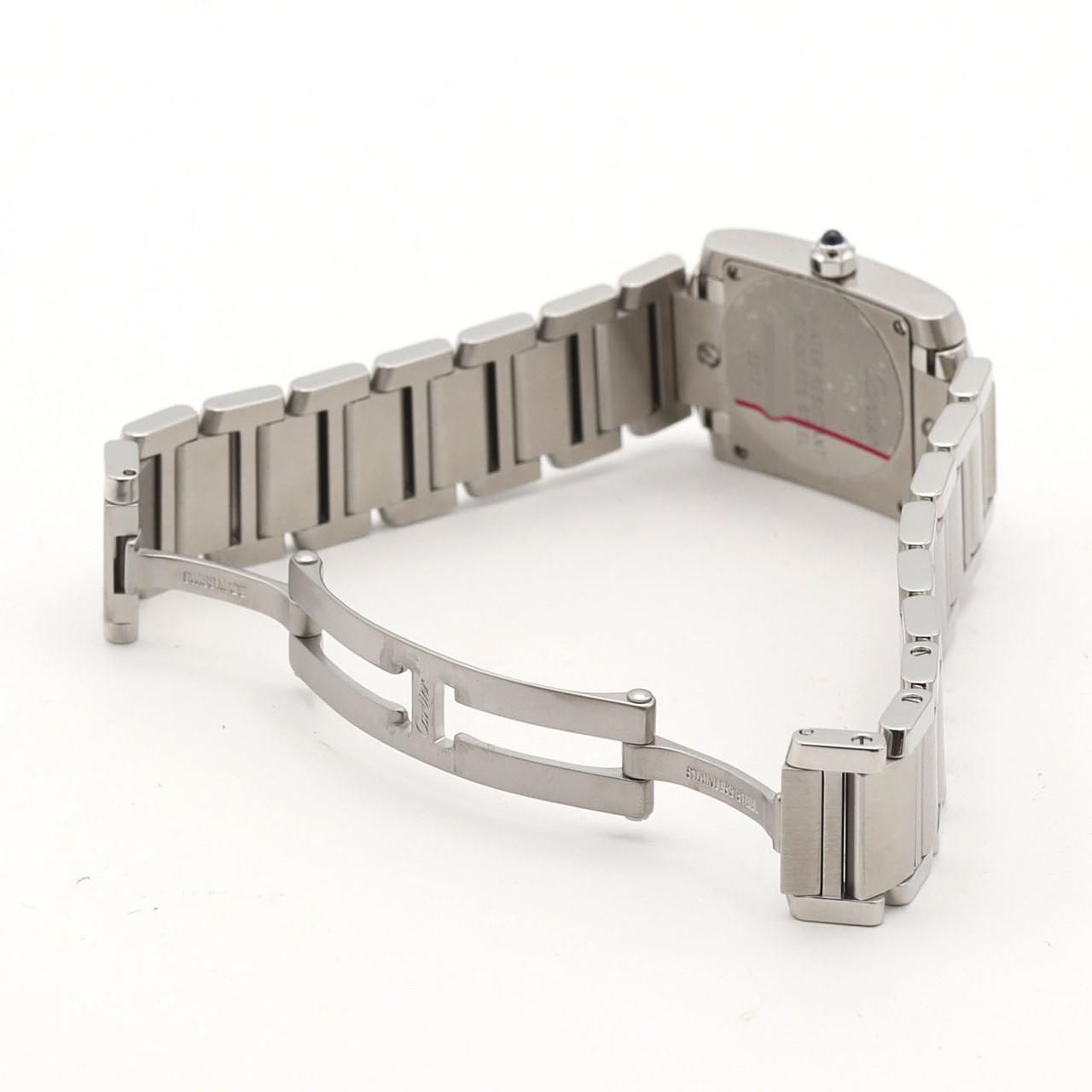 Cartier Tank Francaise SM SS Quartz Watch — view 7