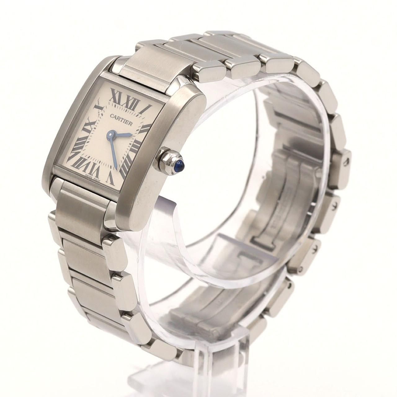 Cartier Tank Francaise SM SS Quartz Watch — view 2