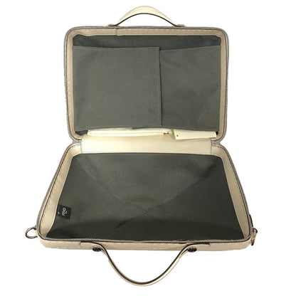 Fendi Suitcase Leather Handbag Ivory — view 7